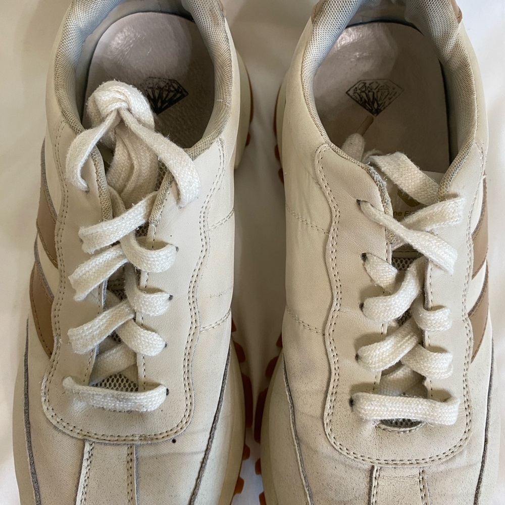 somiliss Women's Genuine Leather Suede Patchwork Sneakers, Size 10/EU 41 - Picture 12 of 15